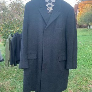 Vtg B.Altman Fifth Avenue Men Pure Cashmere Coat Large
